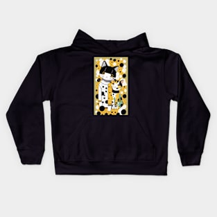 Dotted Whiskers: A Cat's Canvas Kids Hoodie